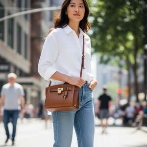 MICHAEL KORS Women's HAMILTON Small Travel Messenger, Crossbody BAG Suntan